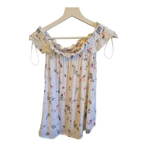 LC Waikiki Young Off-Shoulder Printed Top